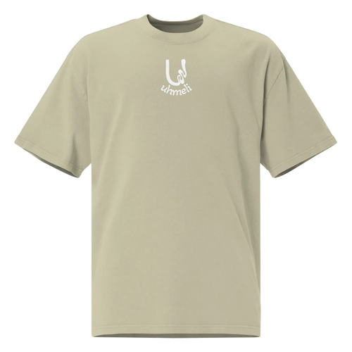 Oversized uhmeli Pump Cover Faded T-Shirt |