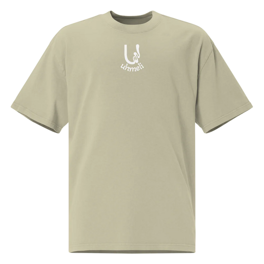 Oversized uhmeli Pump Cover Faded T-Shirt |