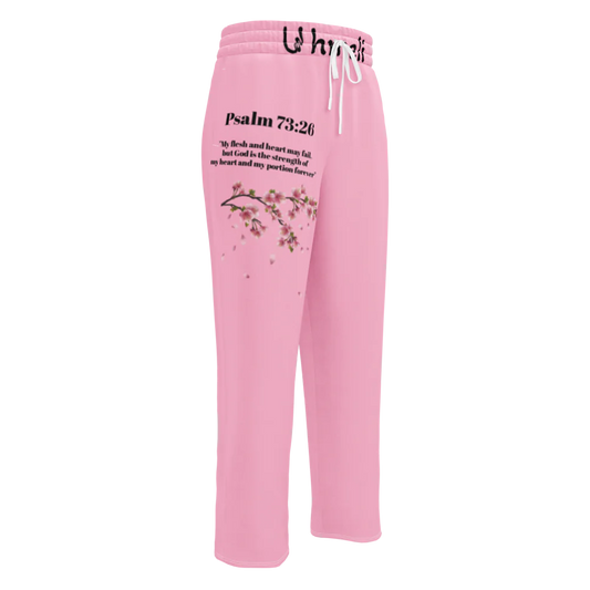 Uhmeli Pink Wide-Leg Joggers