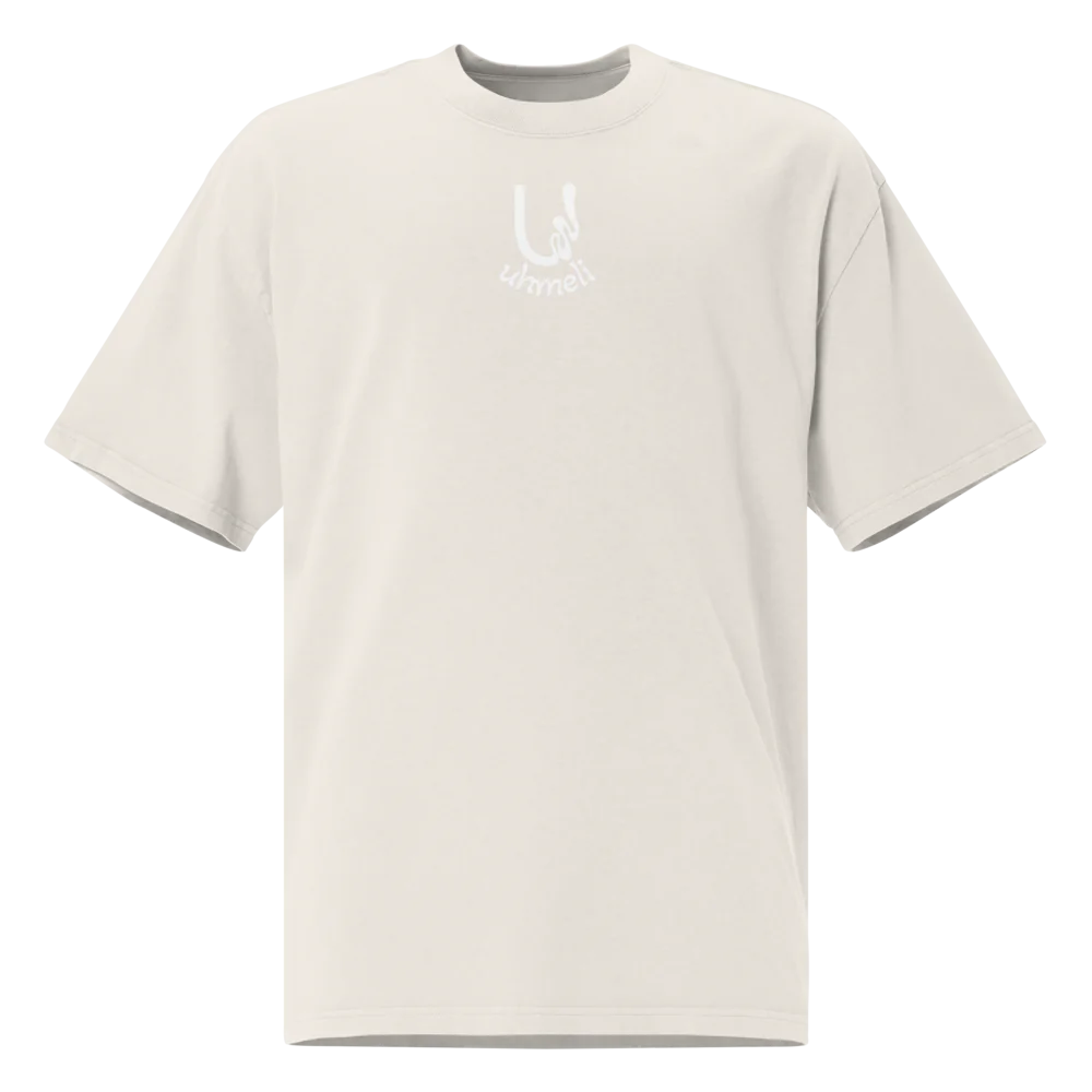 Oversized uhmeli Pump Cover Faded T-Shirt |